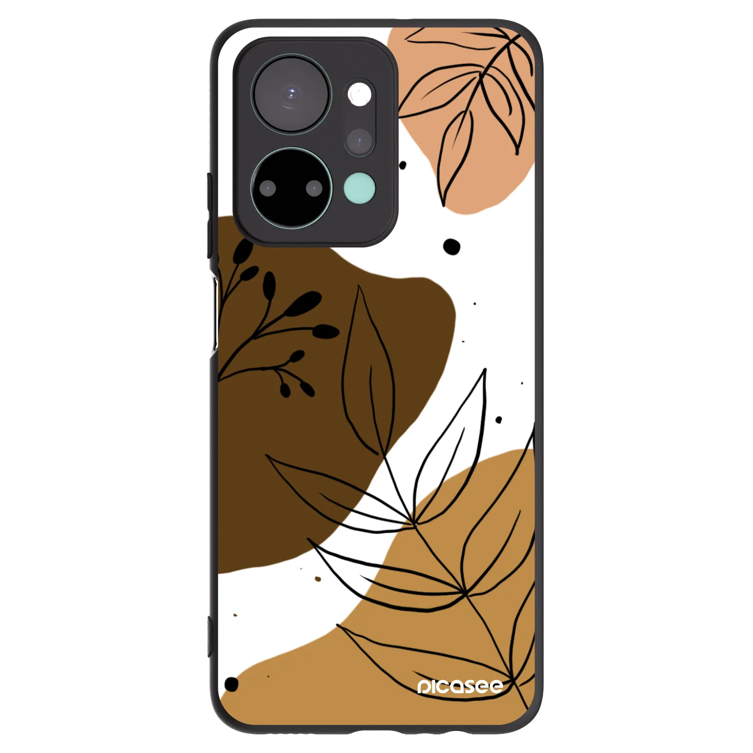 Picasee silikonski črni ovitek za Honor X7a - Boho style