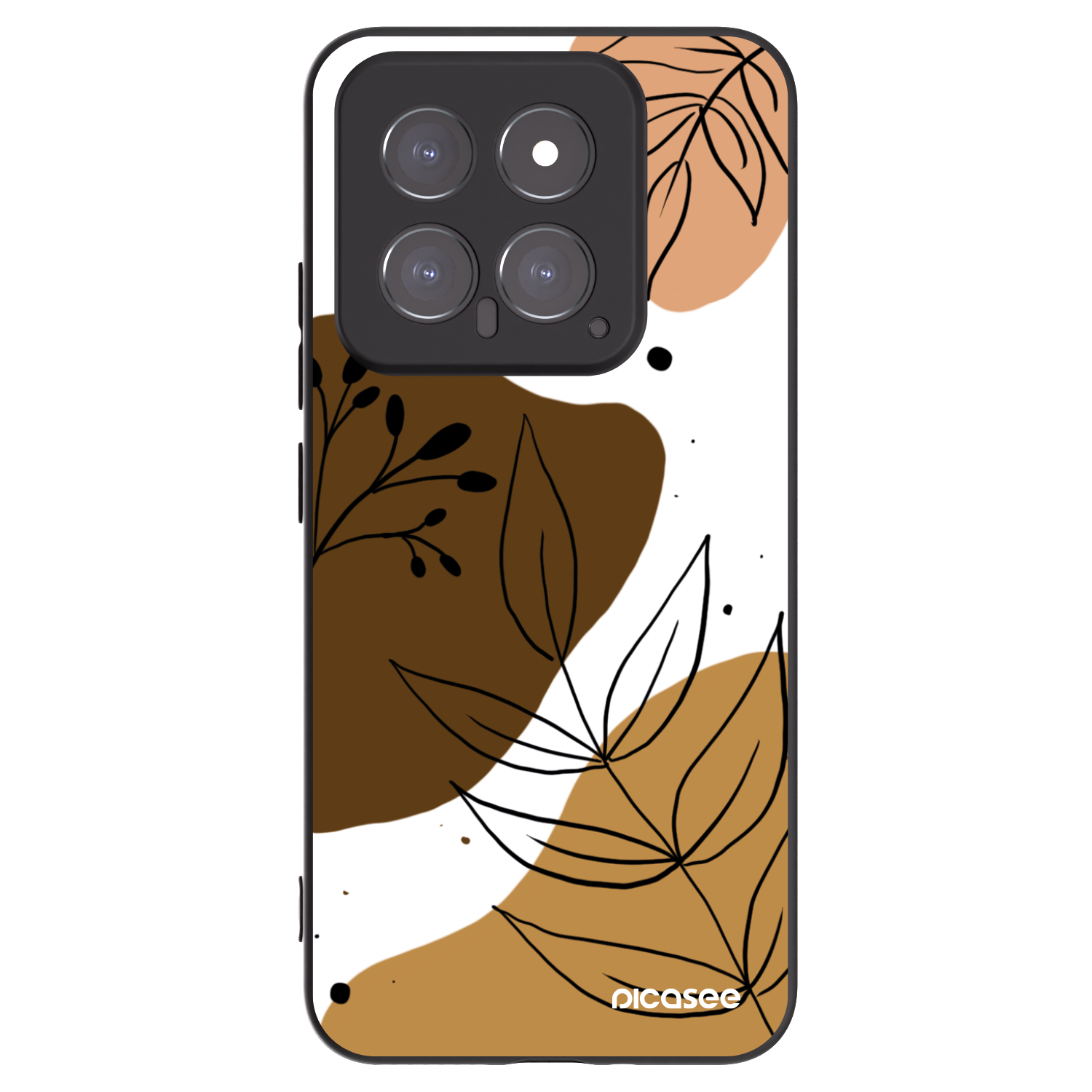 Picasee silikonski črni ovitek za Xiaomi 14 - Boho style