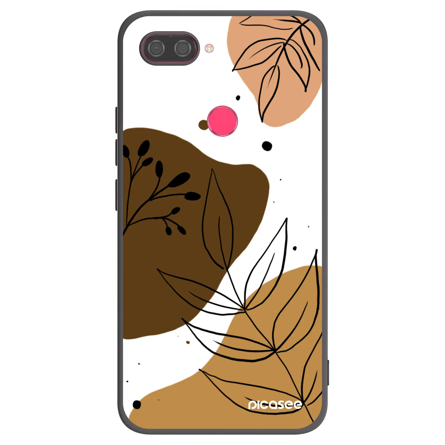 Picasee silikonski črni ovitek za Xiaomi Mi 8 Lite - Boho style