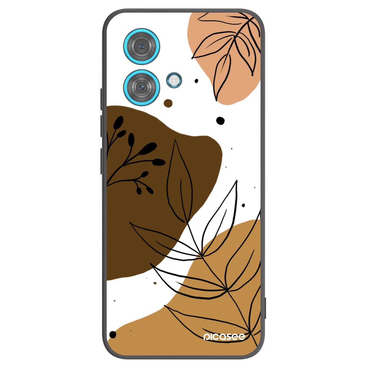 Picasee silikonski črni ovitek za Motorola Edge 40 Neo - Boho style