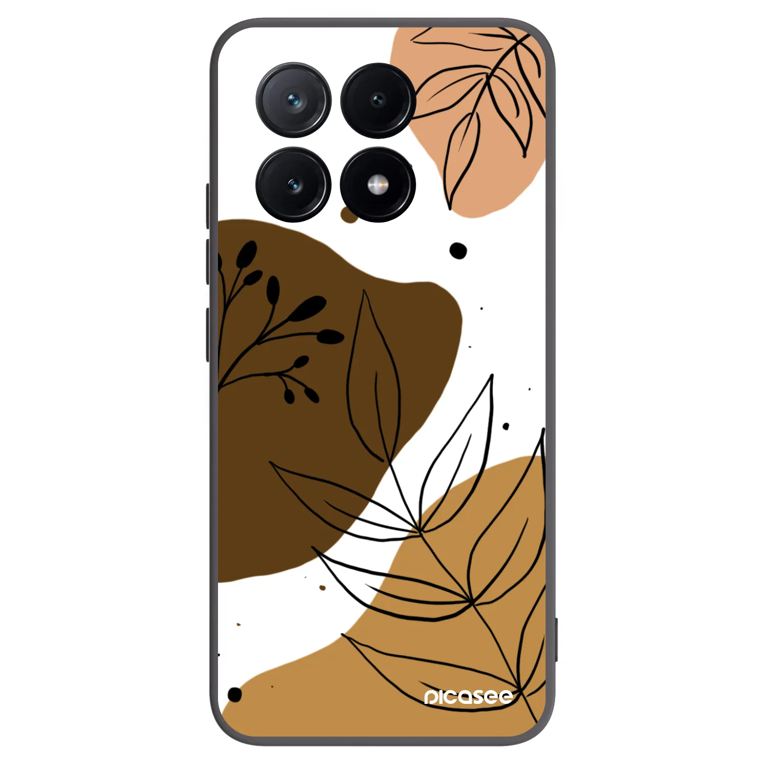 Picasee silikonski črni ovitek za Xiaomi Poco X6 Pro - Boho style