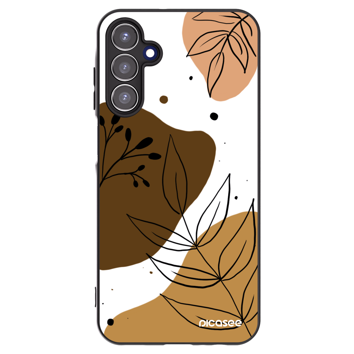 Picasee silikonski črni ovitek za Samsung Galaxy A15 A156B 5G - Boho style