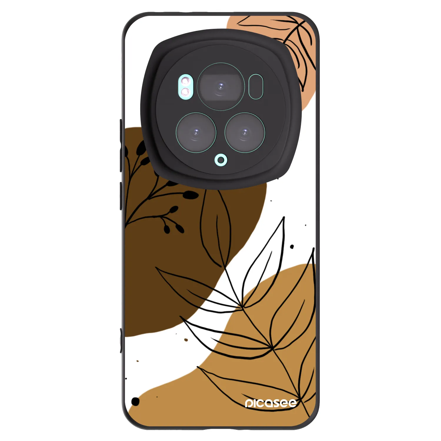 Picasee silikonski črni ovitek za Honor Magic6 Pro - Boho style