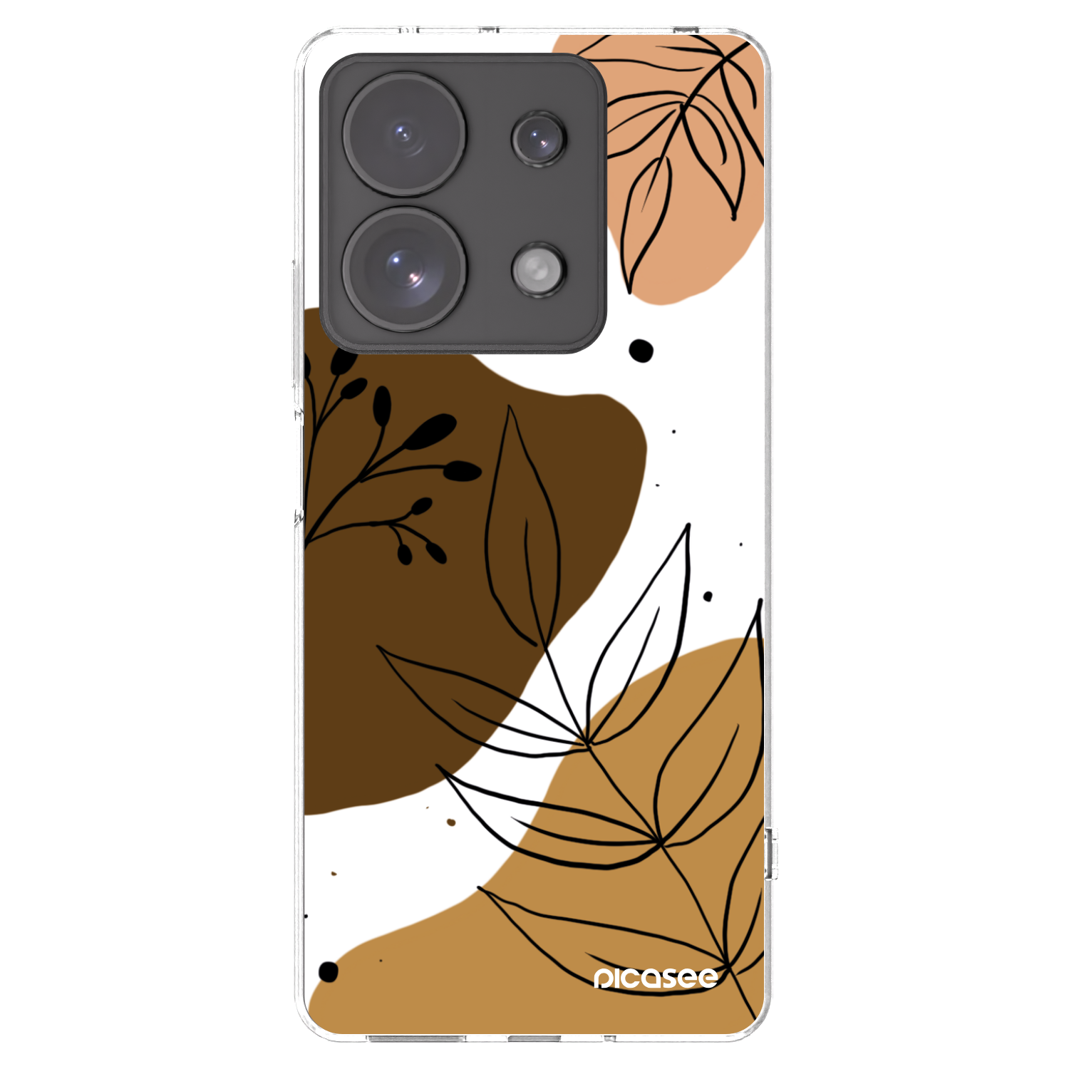 Picasee silikonski prozorni ovitek za Xiaomi Redmi Note 13 Pro 4G - Boho style