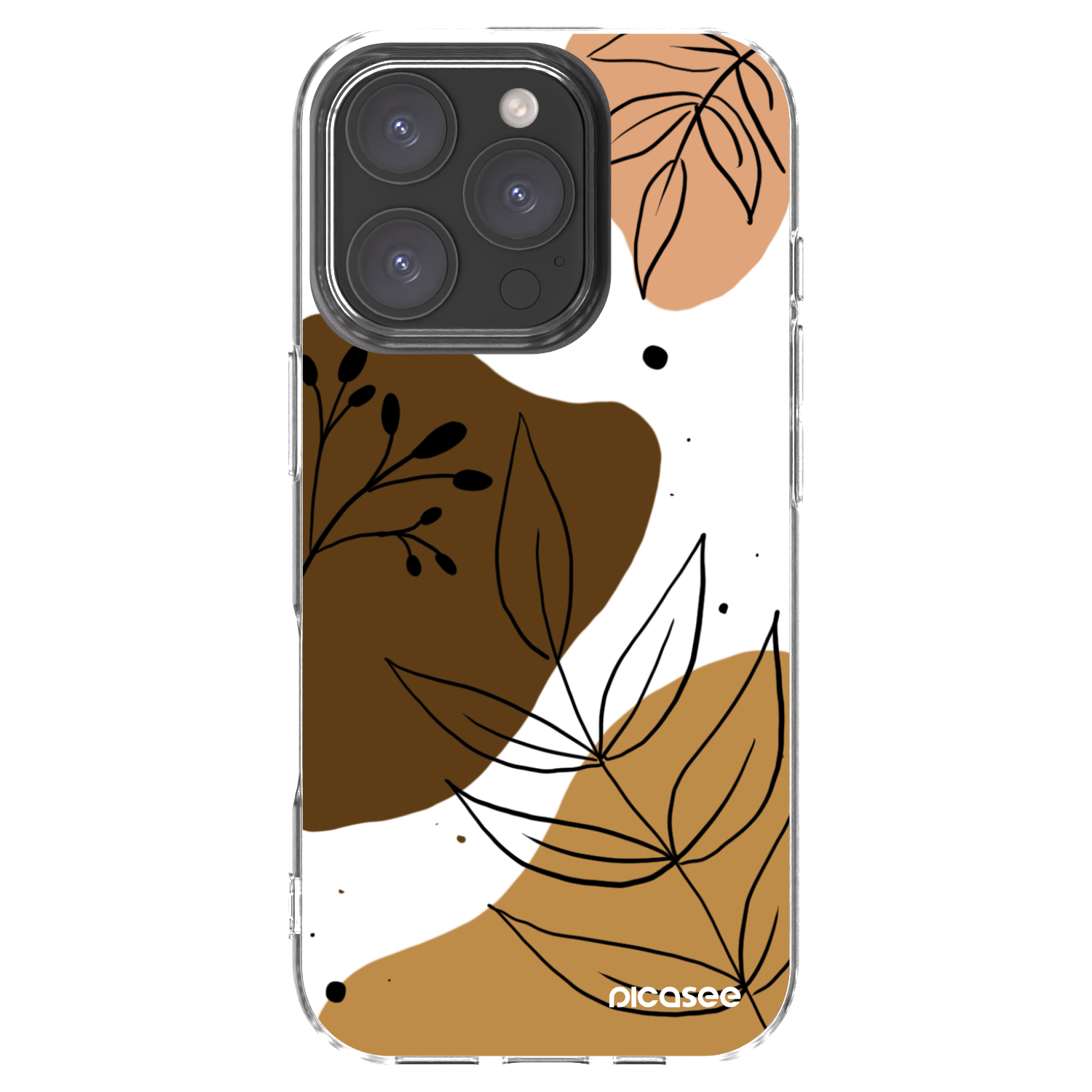 Picasee silikonski prozorni ovitek za Apple iPhone 16 Pro - Boho style