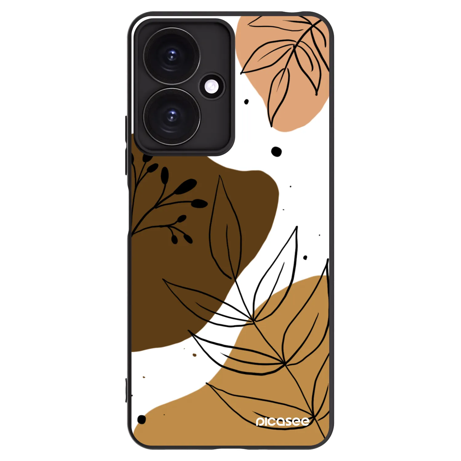 Picasee silikonski črni ovitek za Xiaomi Redmi 13C 5G - Boho style