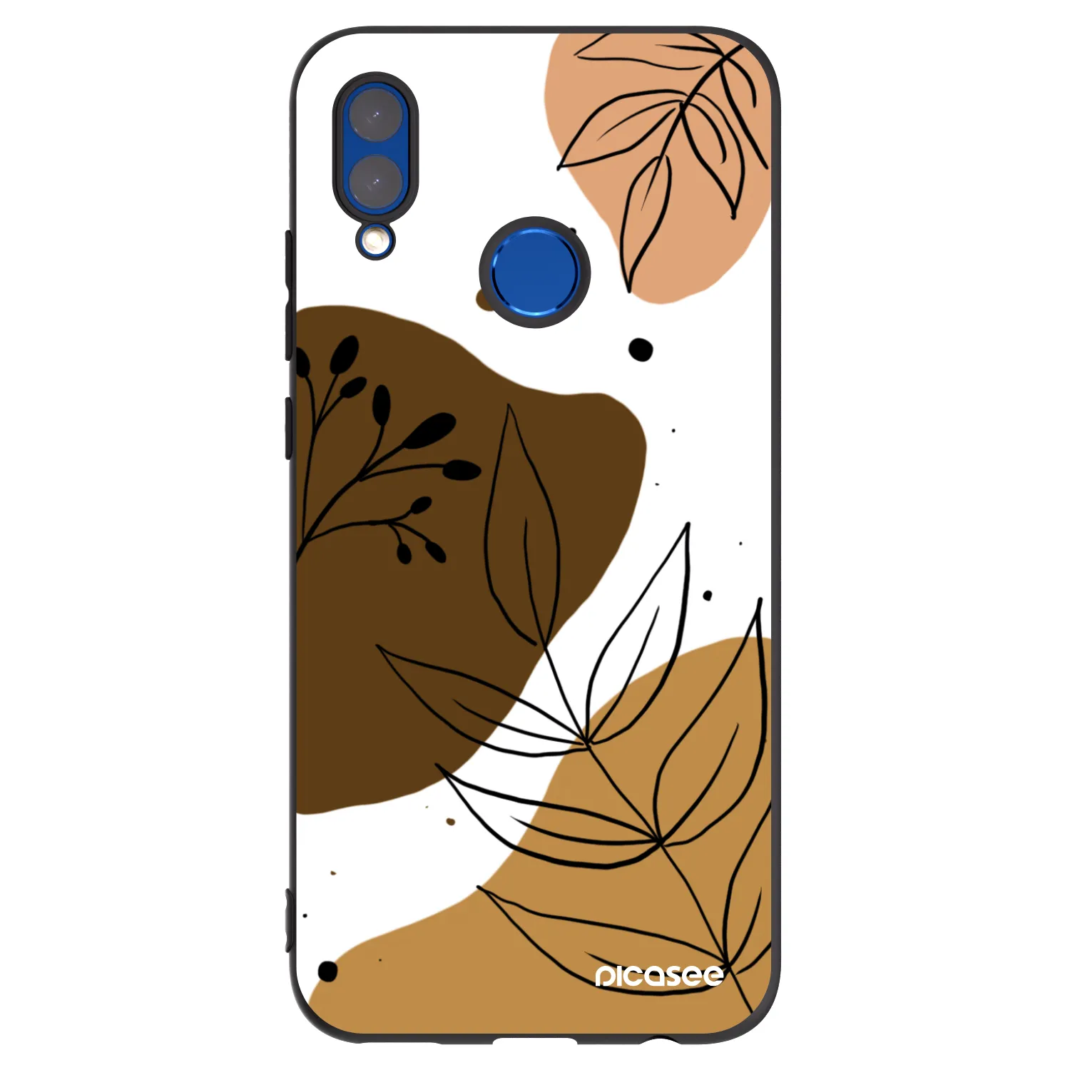 Picasee silikonski črni ovitek za Huawei P Smart 2019 - Boho style