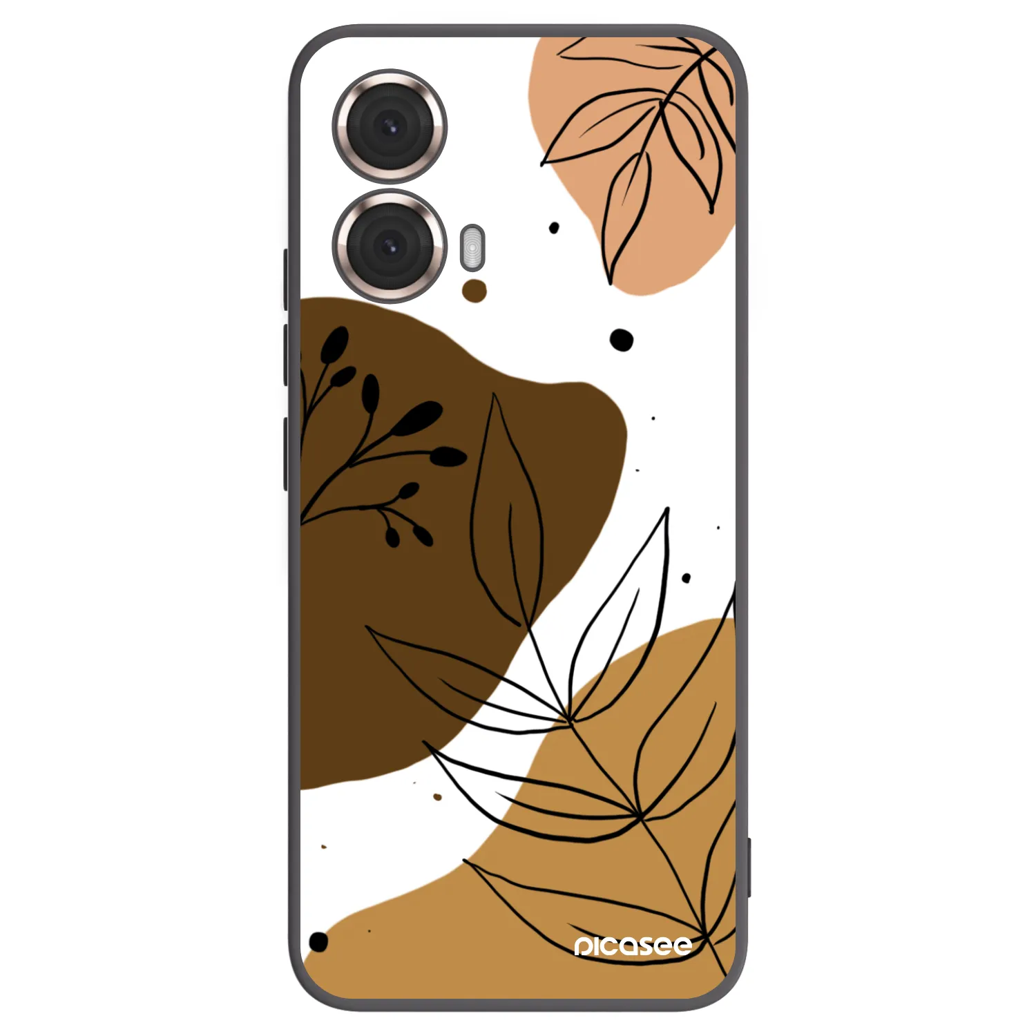 Picasee silikonski črni ovitek za Motorola Moto G85 - Boho style