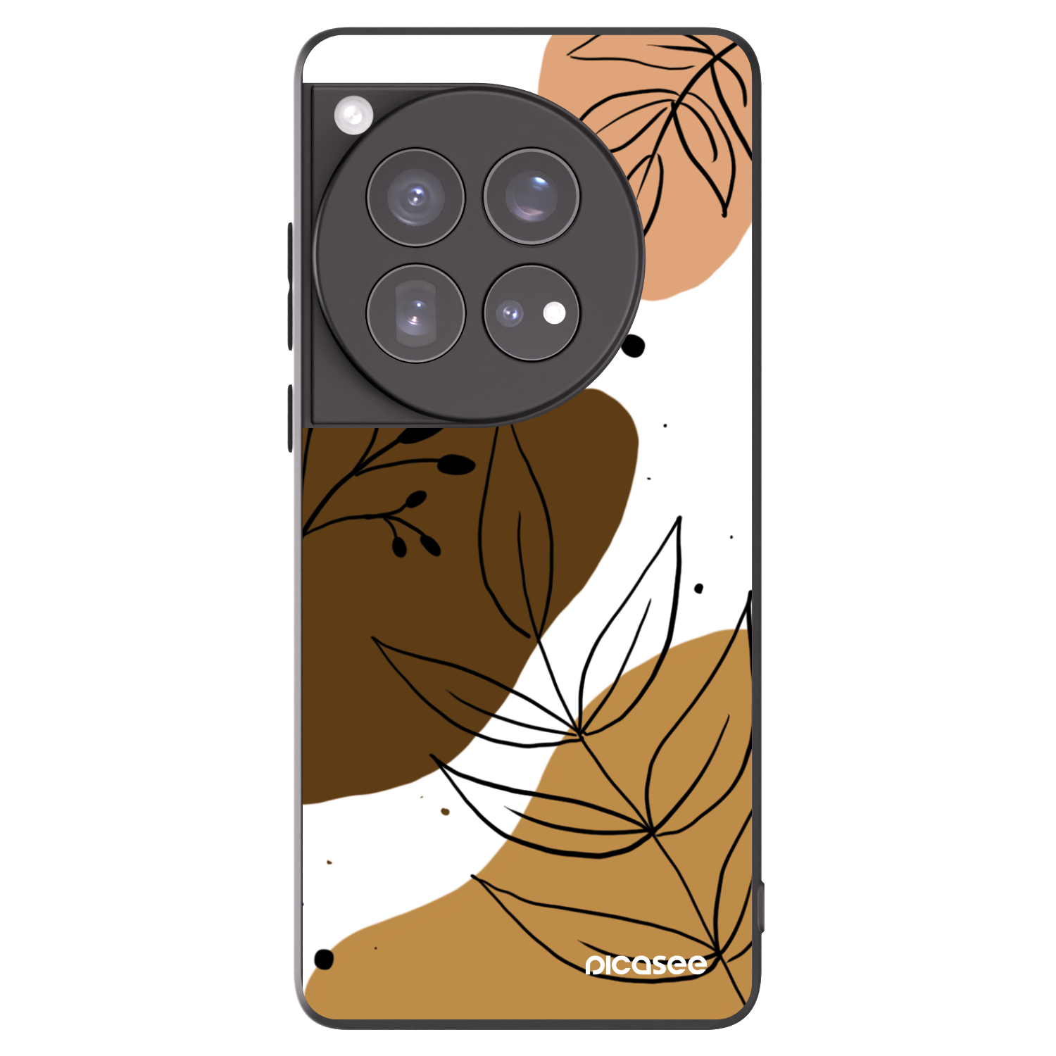 Picasee silikonski črni ovitek za OnePlus 12 5G - Boho style