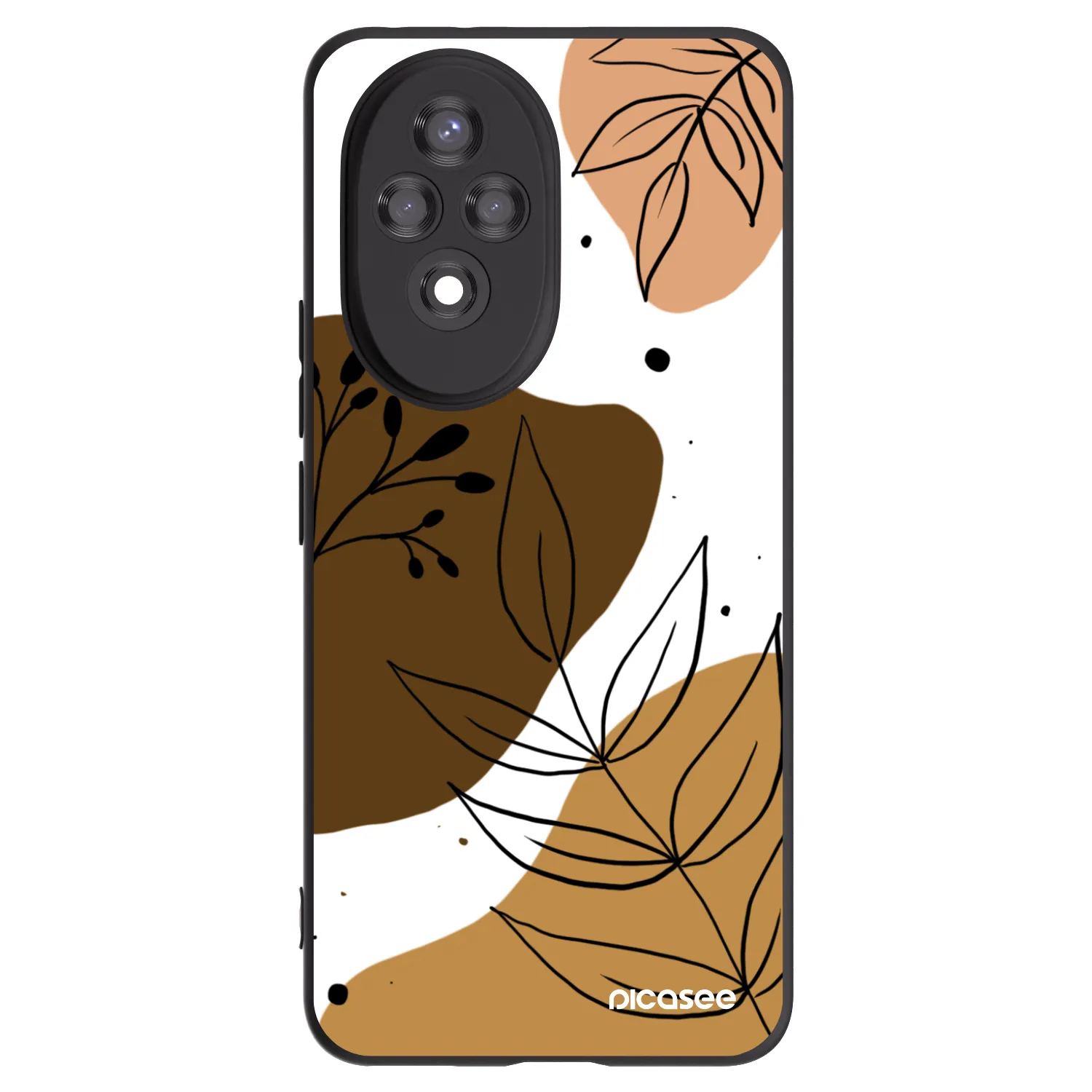 Picasee silikonski črni ovitek za Honor 200 Pro 5G - Boho style