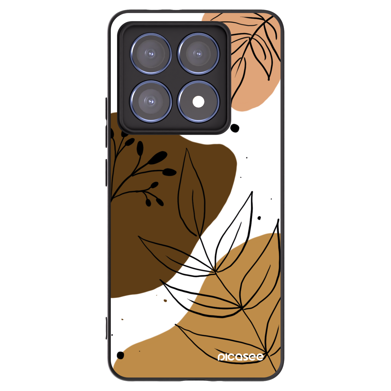 Picasee silikonski črni ovitek za Xiaomi 14T Pro - Boho style