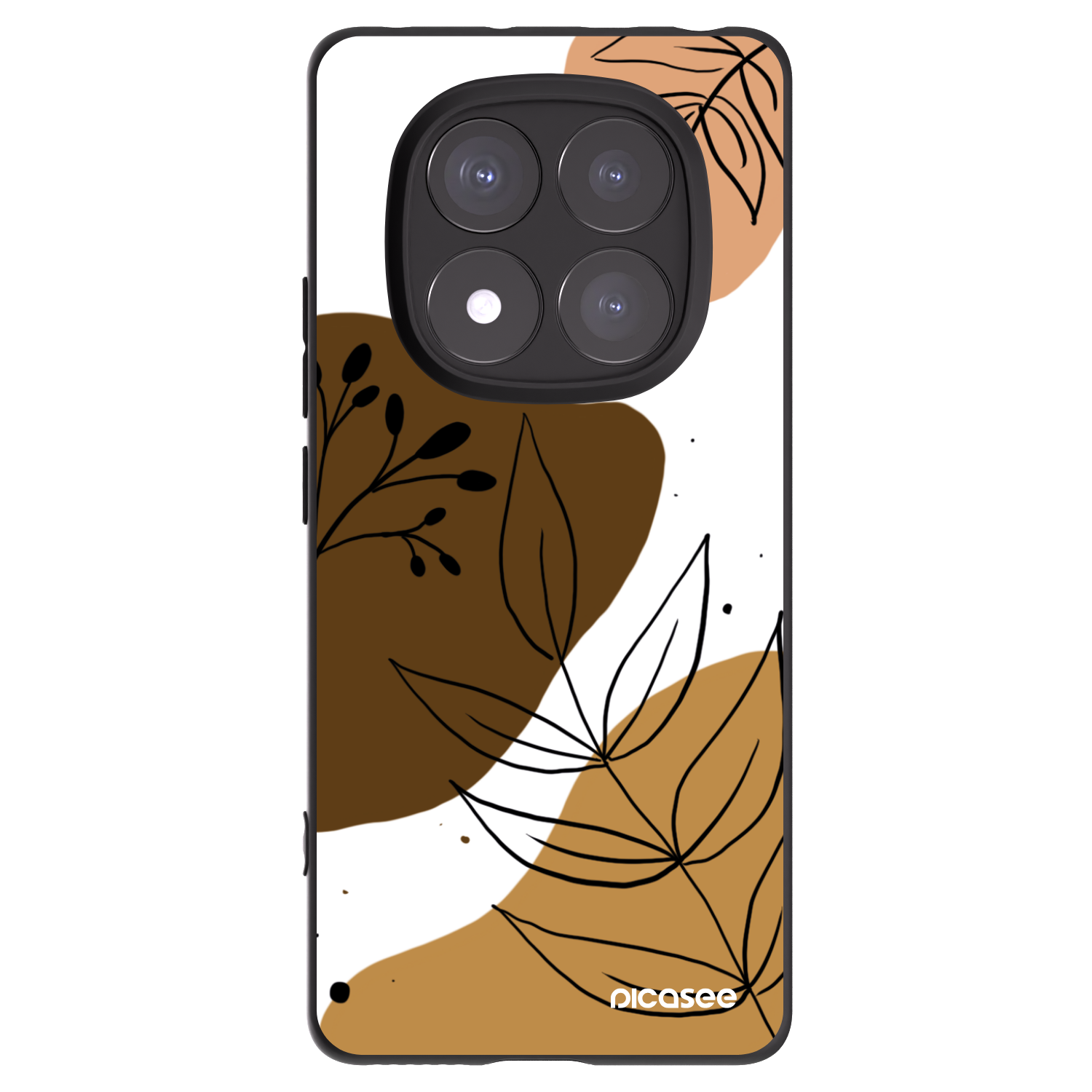 Picasee silikonski črni ovitek za Xiaomi Redmi Note 14 Pro 5G - Boho style