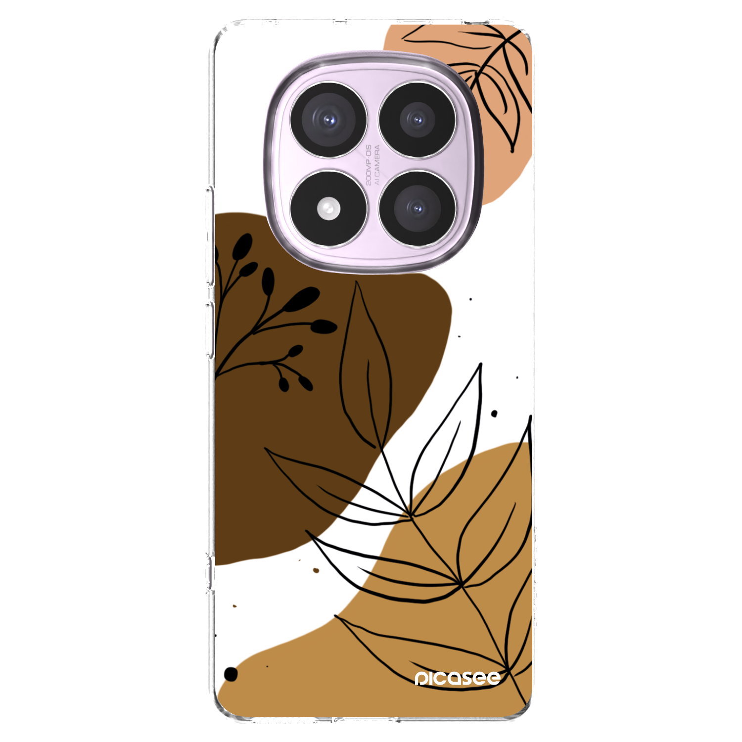 Picasee silikonski prozorni ovitek za Xiaomi Redmi Note 14 Pro 5G - Boho style