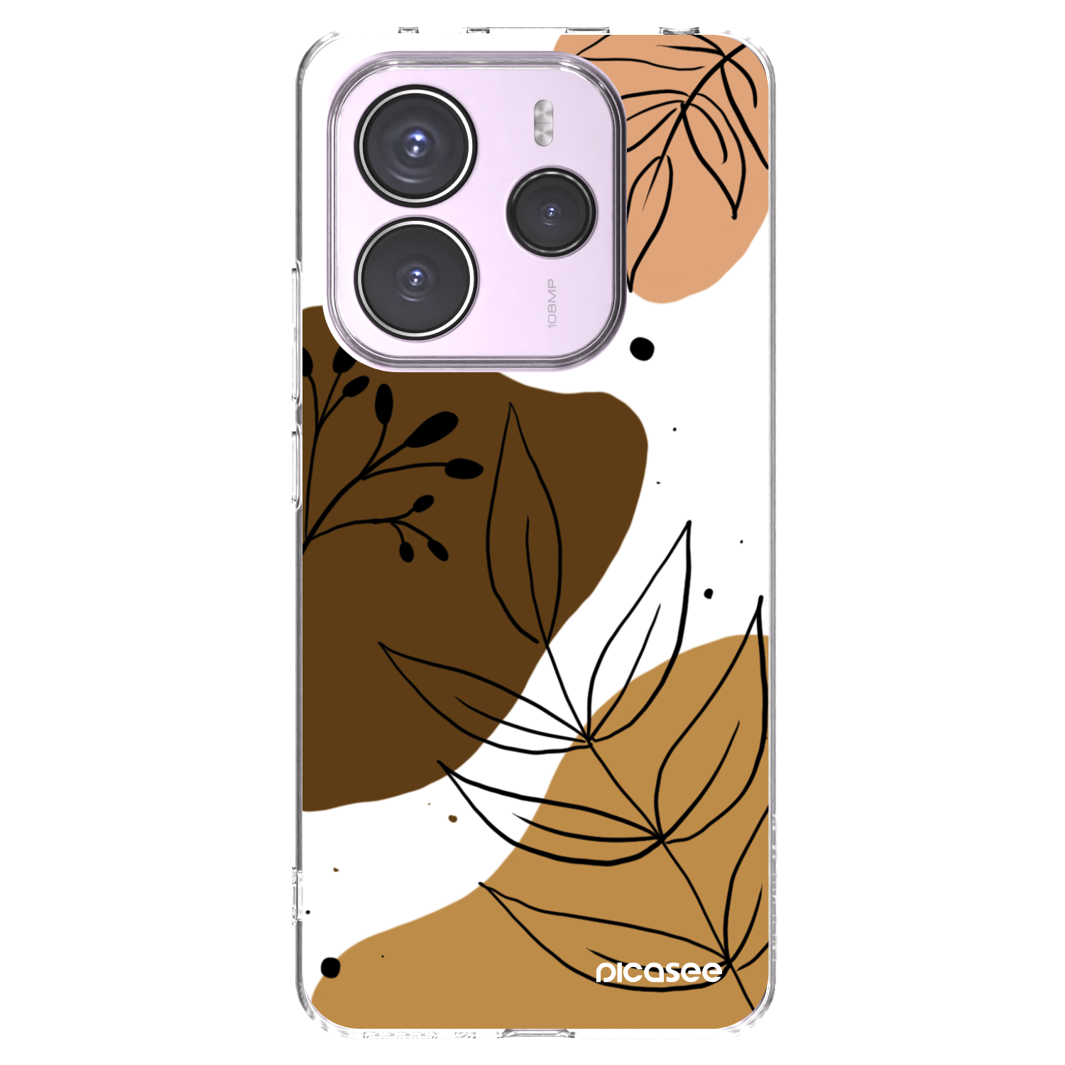 Picasee silikonski prozorni ovitek za Xiaomi Redmi Note 14 5G - Boho style
