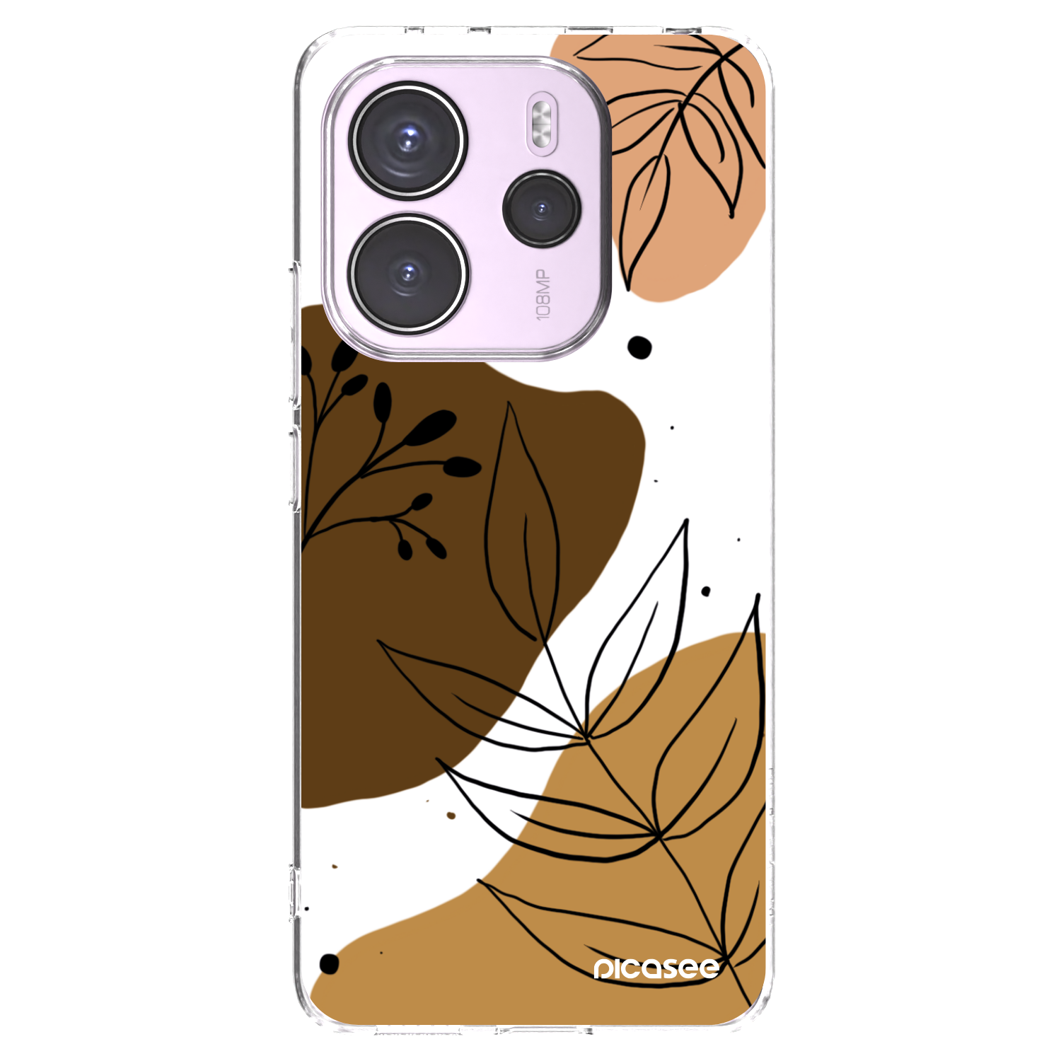 Picasee silikonski prozorni ovitek za Xiaomi Redmi Note 14 4G - Boho style