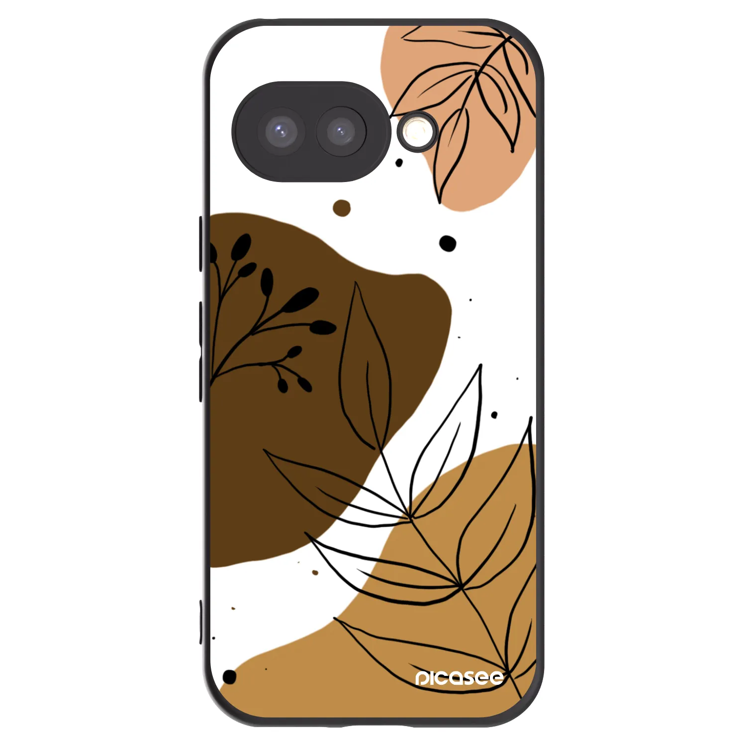 Picasee silikonski črni ovitek za Google Pixel 9a - Boho style