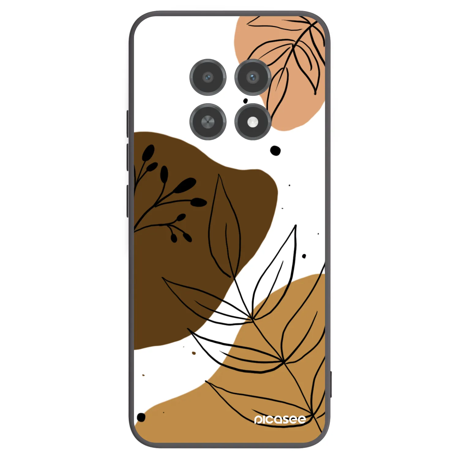 Picasee silikonski črni ovitek za Realme 12X - Boho style
