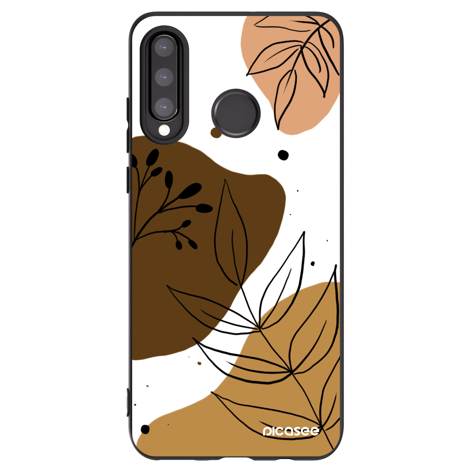 Picasee silikonski črni ovitek za Huawei P30 Lite - Boho style