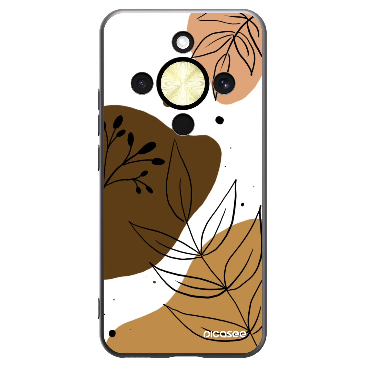 Picasee silikonski črni ovitek za Honor Magic8 Lite 5G - Boho style