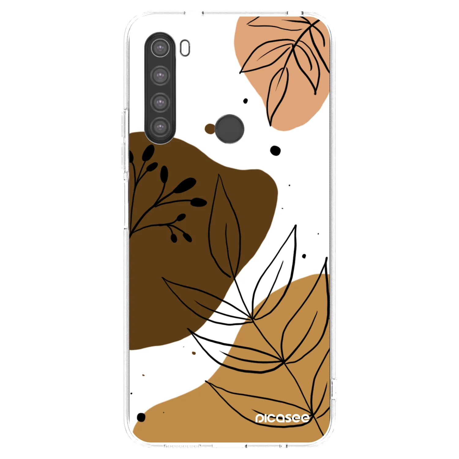 Picasee silikonski prozorni ovitek za Xiaomi Redmi Note 8 - Boho style
