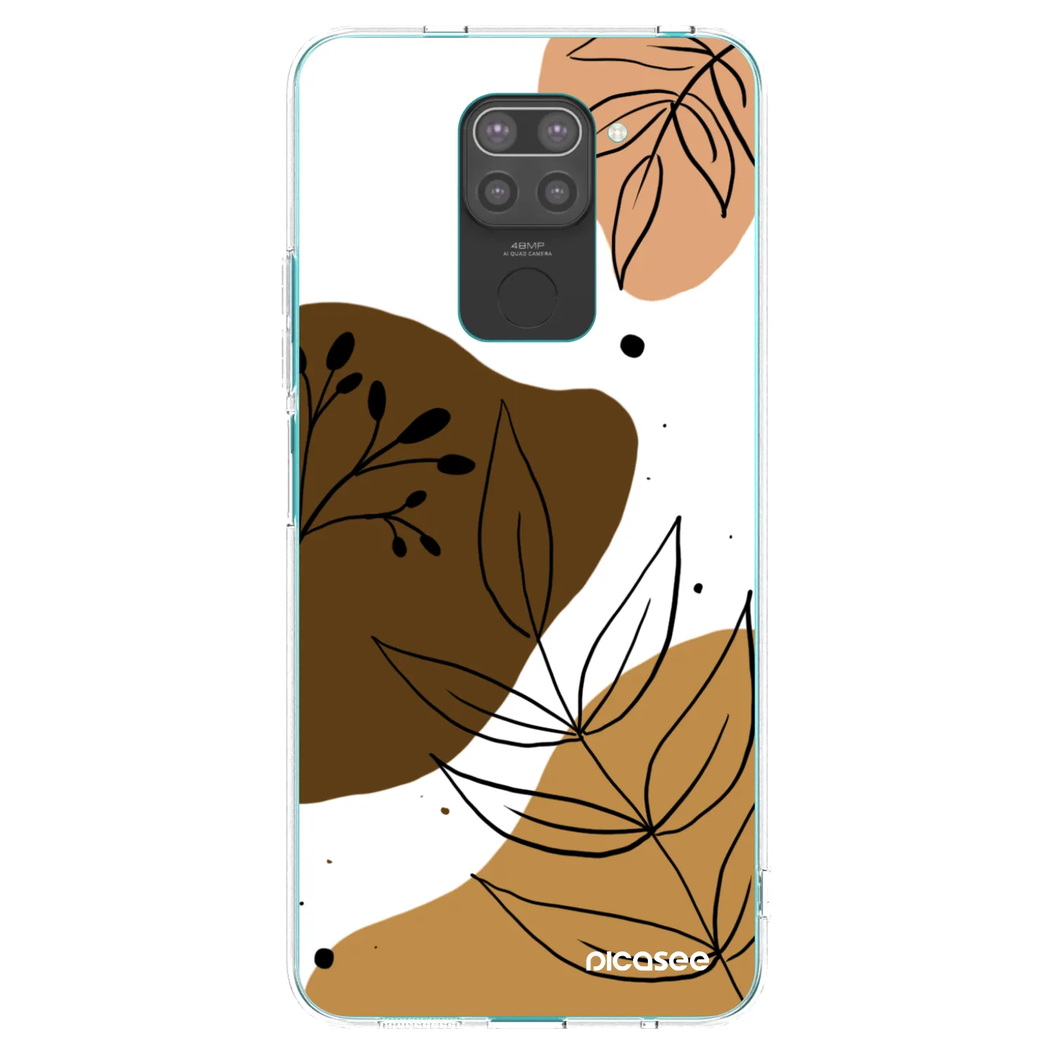 Picasee silikonski črni ovitek za Xiaomi Redmi Note 9 - Boho style