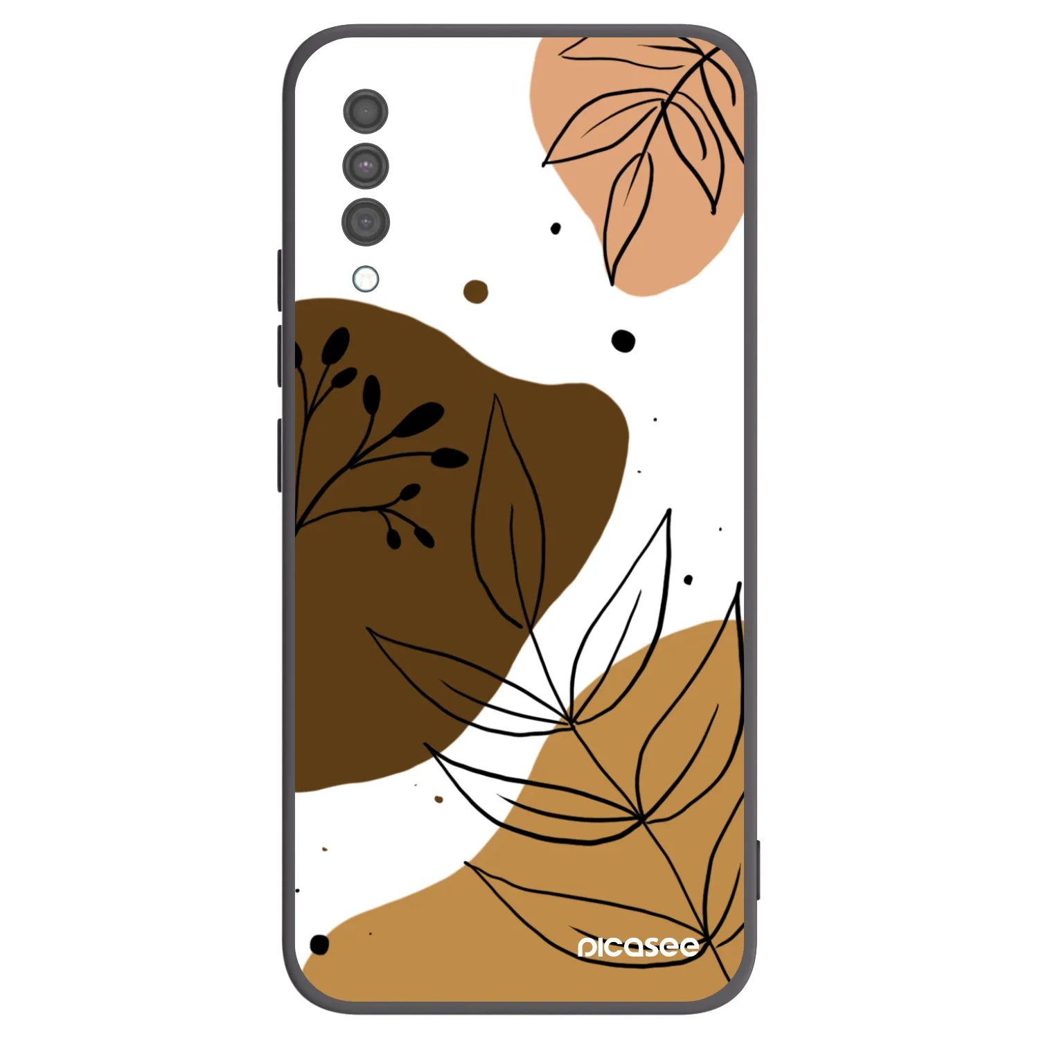 Picasee silikonski črni ovitek za Samsung Galaxy A30s A307F - Boho style
