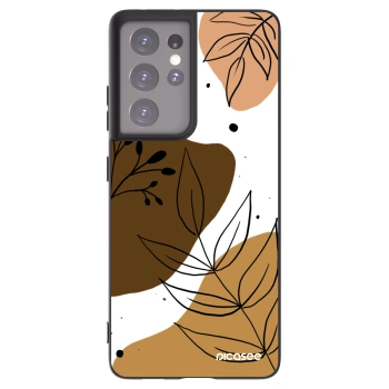 Picasee silikonski črni ovitek za Samsung Galaxy S21 Ultra 5G G998B - Boho style