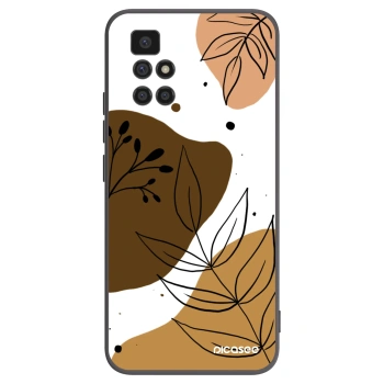 Picasee silikonski črni ovitek za Xiaomi Redmi 10 - Boho style