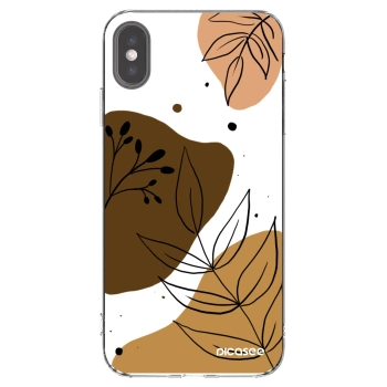 Picasee silikonski prozorni ovitek za Apple iPhone XS Max - Boho style