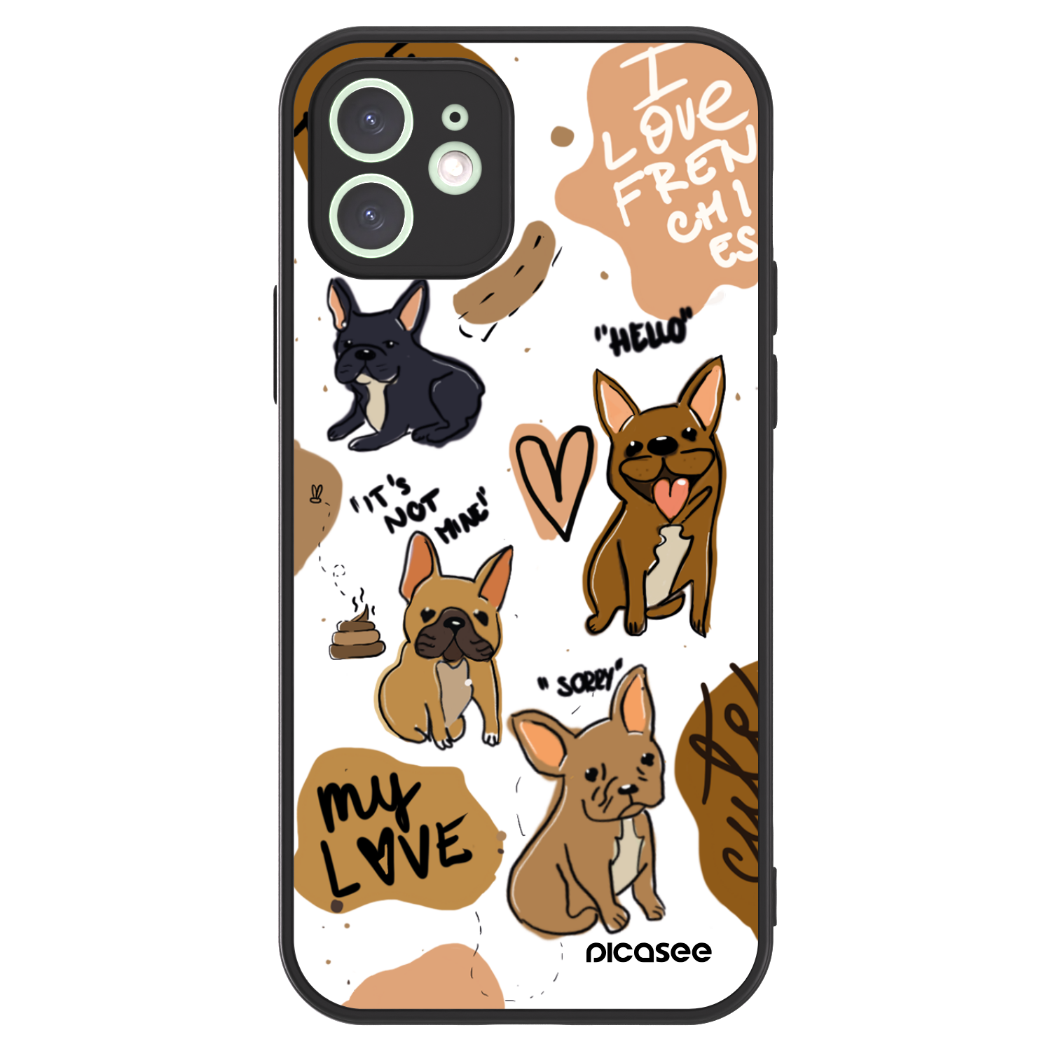 Picasee ULTIMATE CASE za Apple iPhone 12 - Frenchies