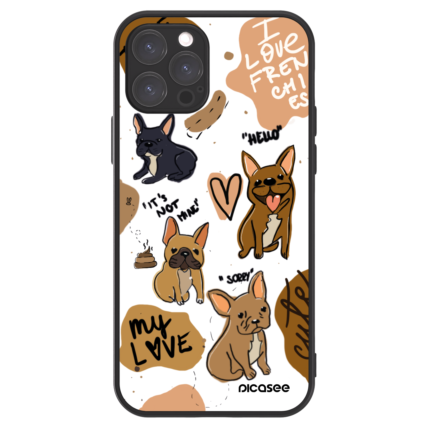 Picasee ULTIMATE CASE za Apple iPhone 12 Pro - Frenchies