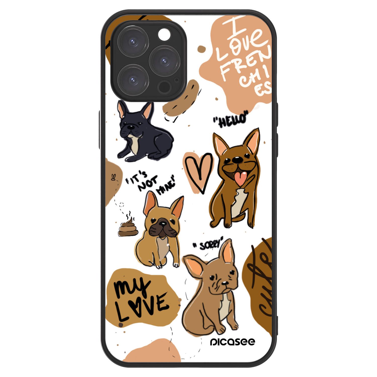 Picasee ULTIMATE CASE za Apple iPhone 12 Pro Max - Frenchies
