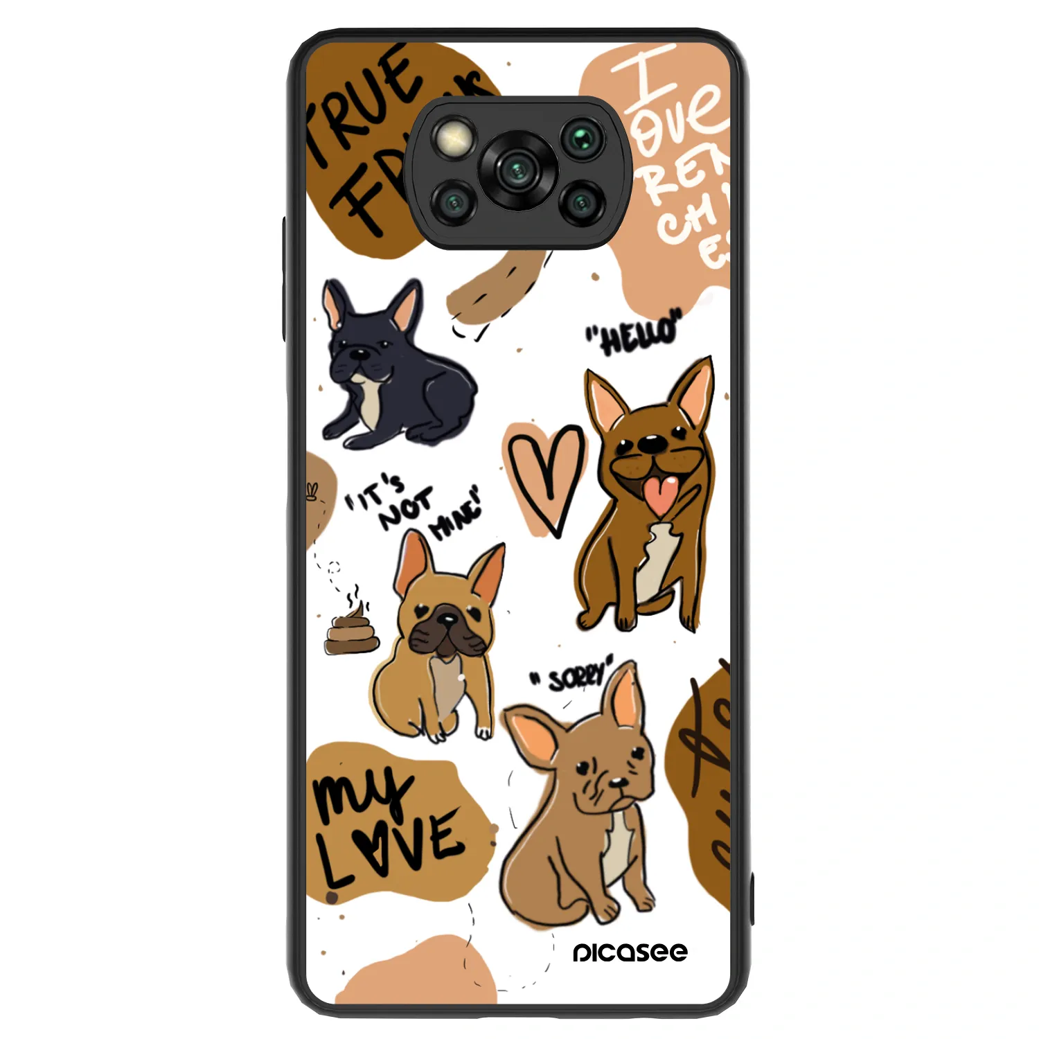 Picasee ULTIMATE CASE za Xiaomi Poco X3 - Frenchies