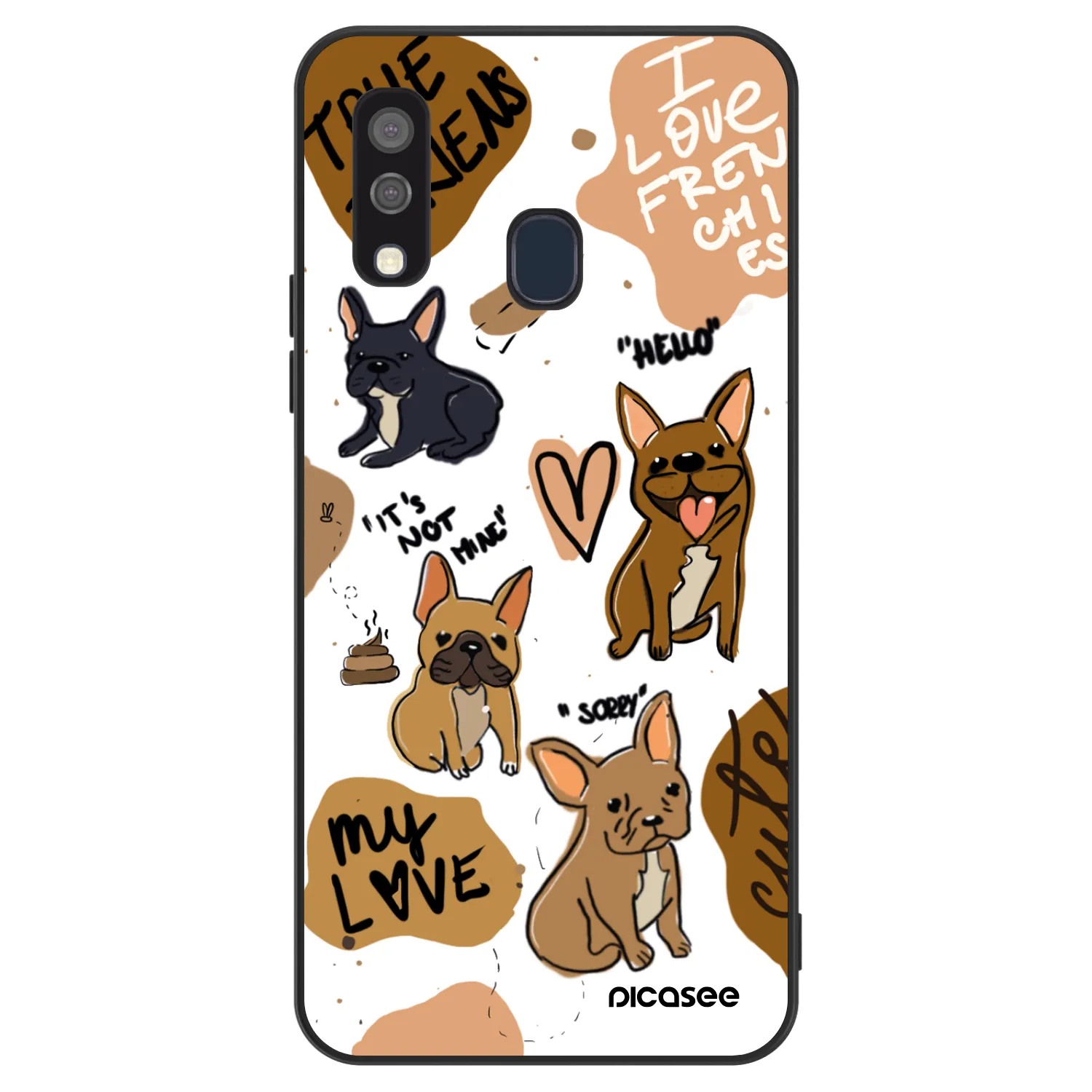 Picasee ULTIMATE CASE za Samsung Galaxy A40 A405F - Frenchies