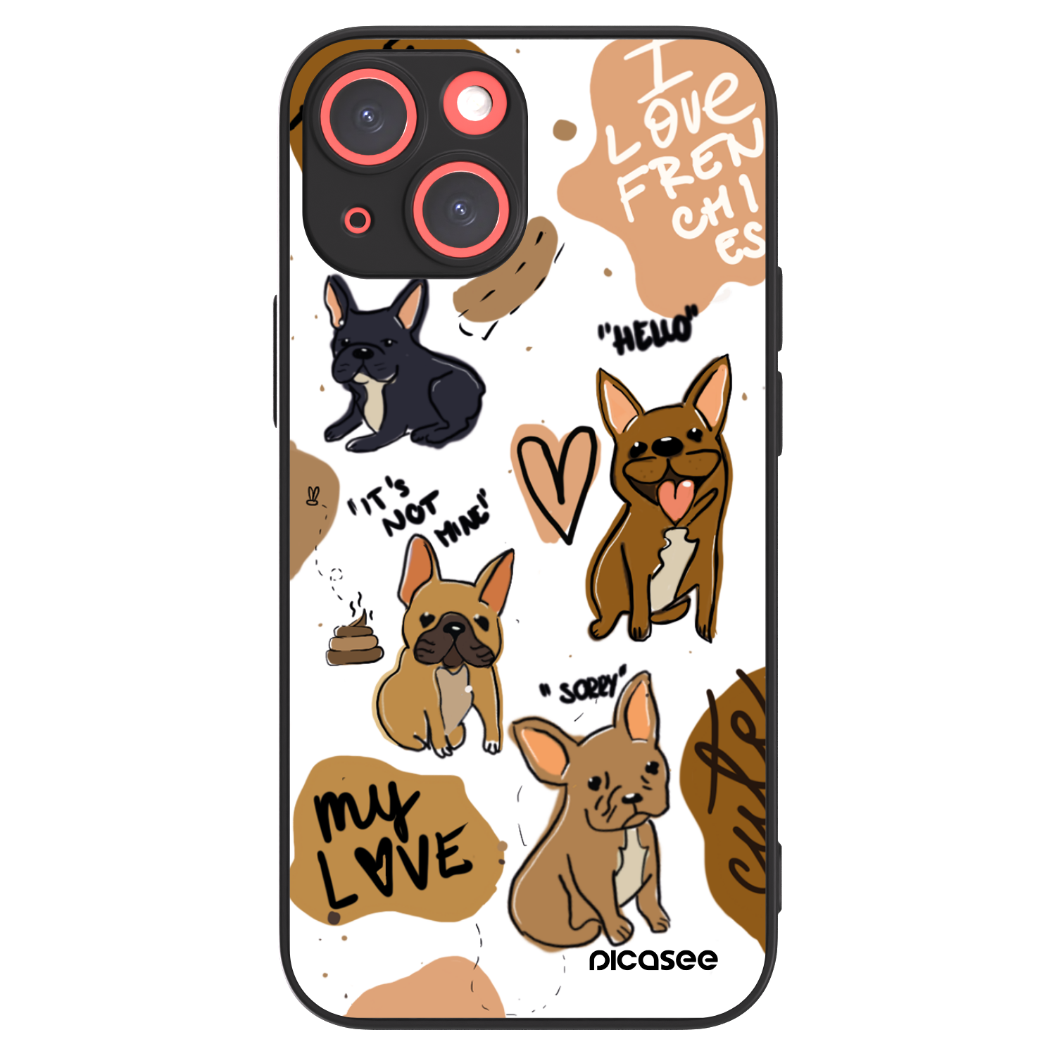 Picasee ULTIMATE CASE za Apple iPhone 13 mini - Frenchies