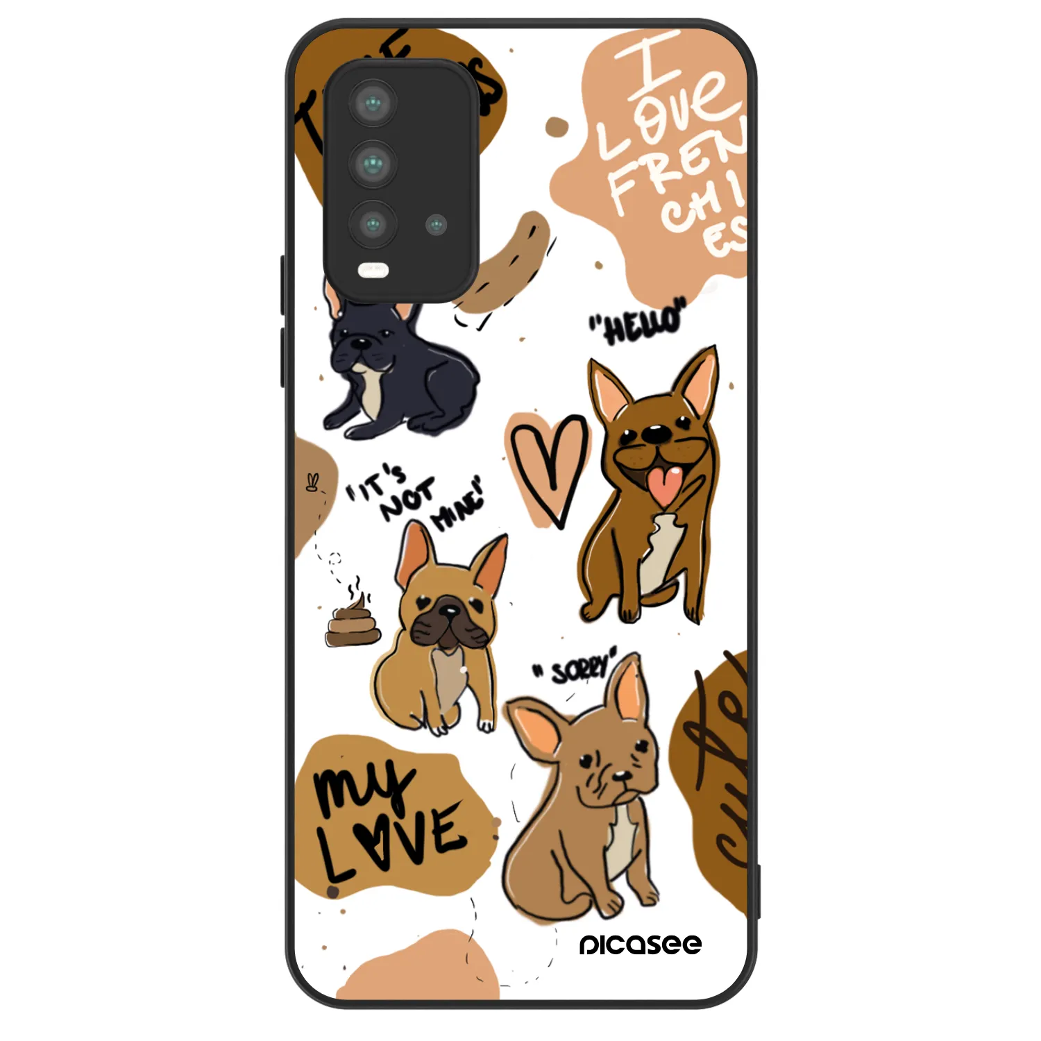 Picasee ULTIMATE CASE za Xiaomi Redmi 9T - Frenchies