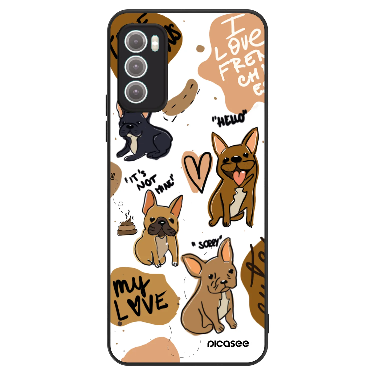 Picasee ULTIMATE CASE za Motorola Moto G60 - Frenchies
