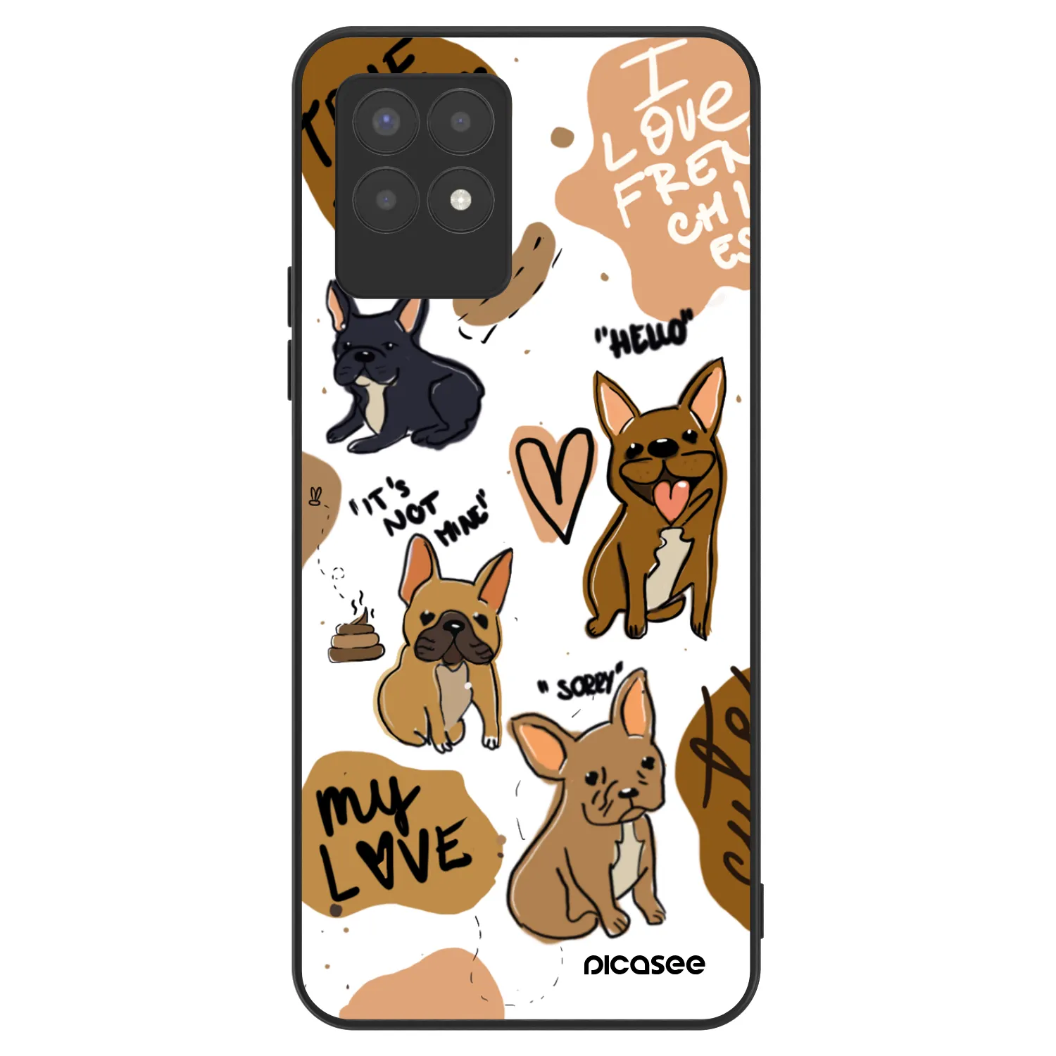 Picasee ULTIMATE CASE za Realme 8i - Frenchies