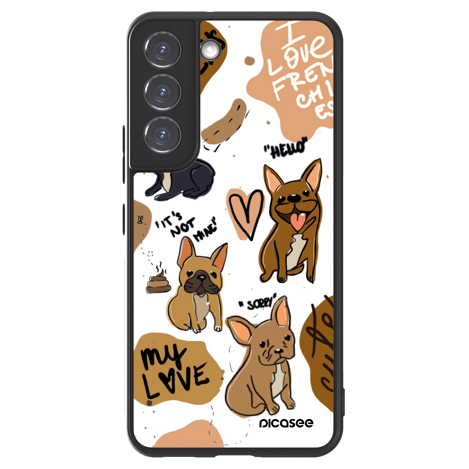 Picasee ULTIMATE CASE za Samsung Galaxy S22 5G - Frenchies
