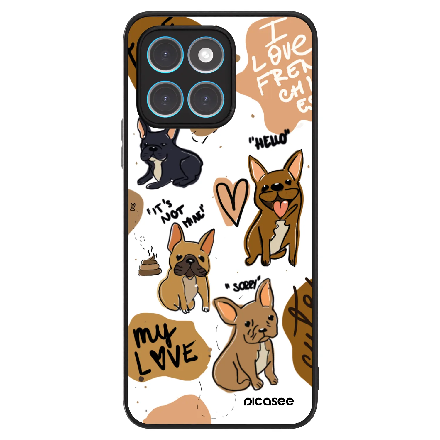 Picasee ULTIMATE CASE za Honor X8 4G - Frenchies