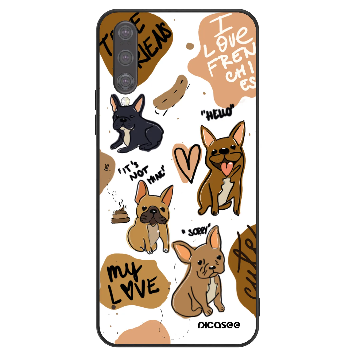 Picasee ULTIMATE CASE za Huawei P20 Pro - Frenchies