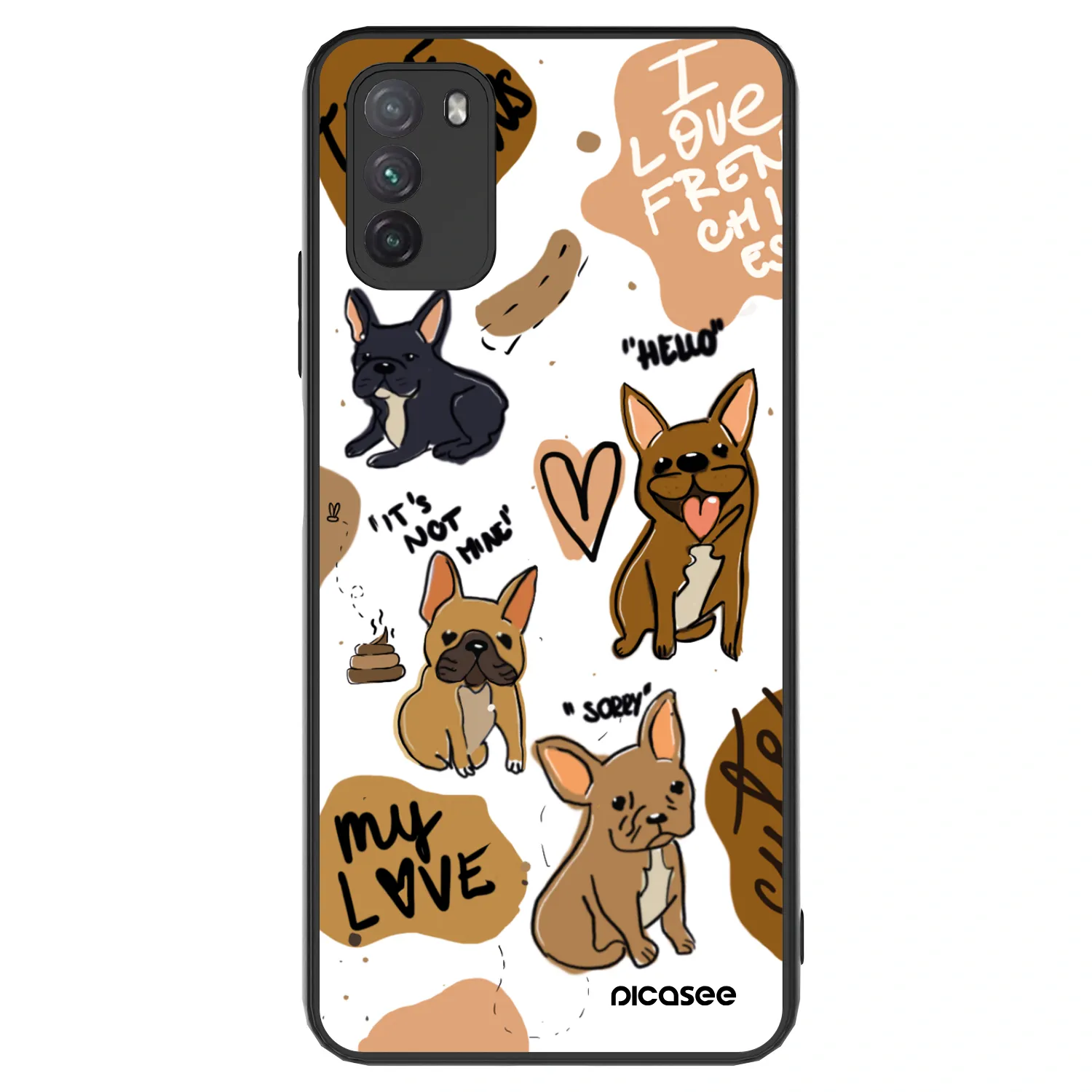 Picasee ULTIMATE CASE za Xiaomi Poco M3 - Frenchies