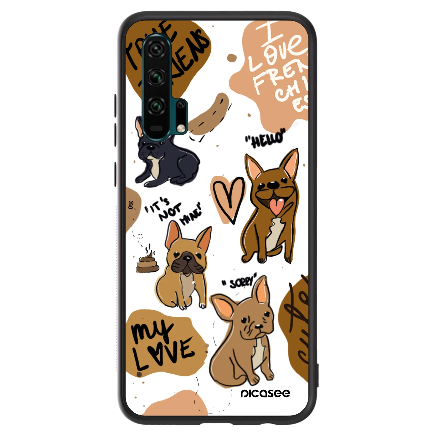 Picasee ULTIMATE CASE za Honor 20 Pro - Frenchies