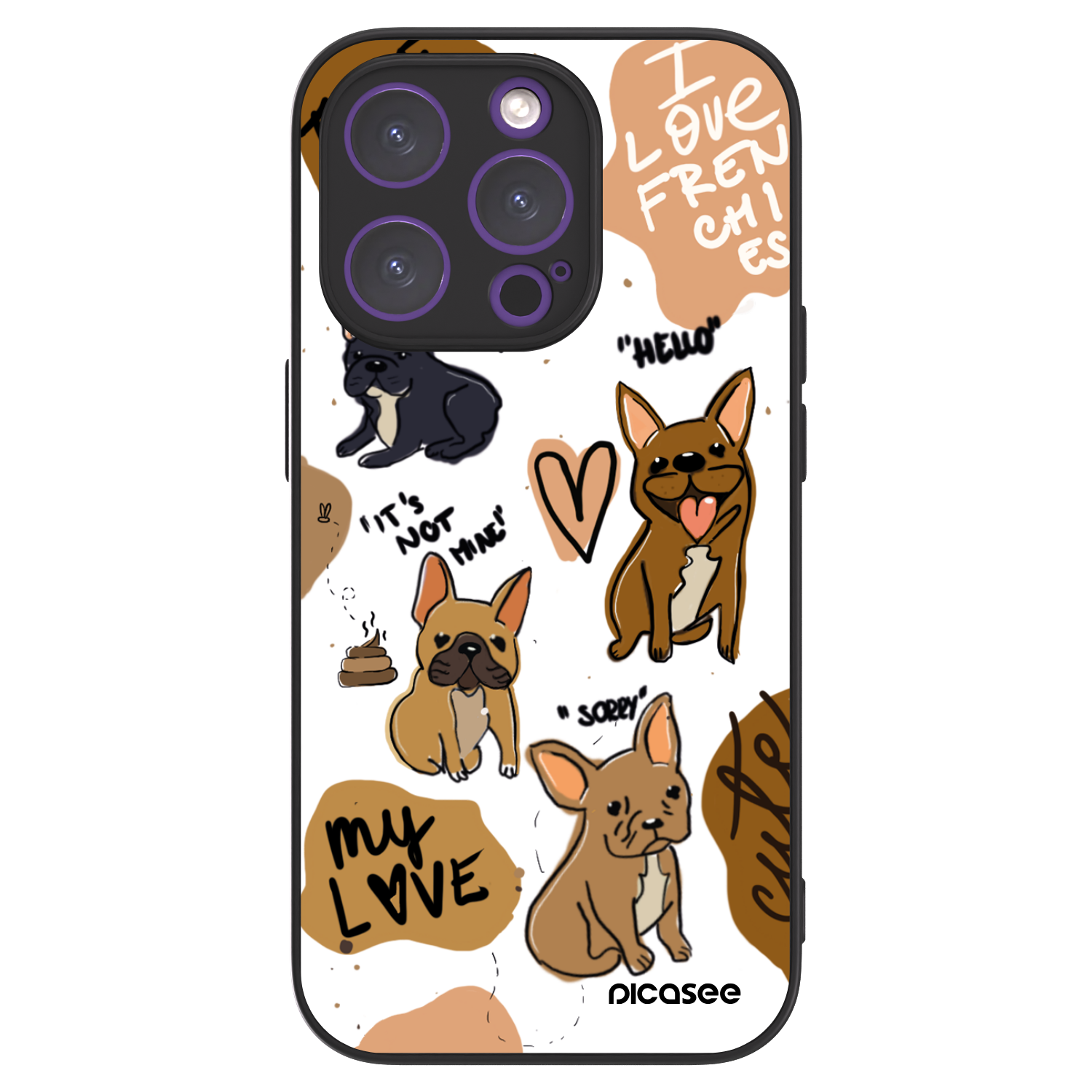Picasee ULTIMATE CASE za Apple iPhone 14 Pro - Frenchies