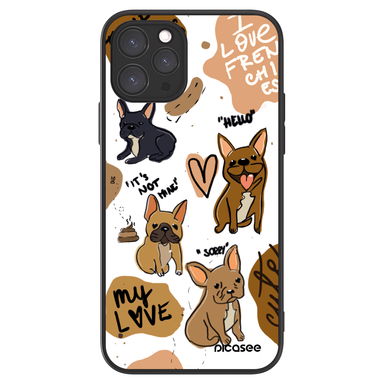 Picasee ULTIMATE CASE MagSafe za Apple iPhone 11 Pro - Frenchies