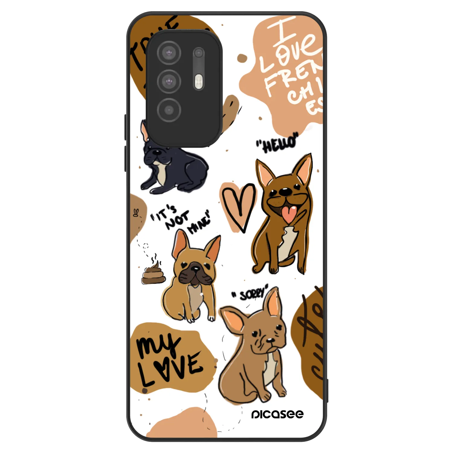 Picasee ULTIMATE CASE za OPPO A94 5G - Frenchies