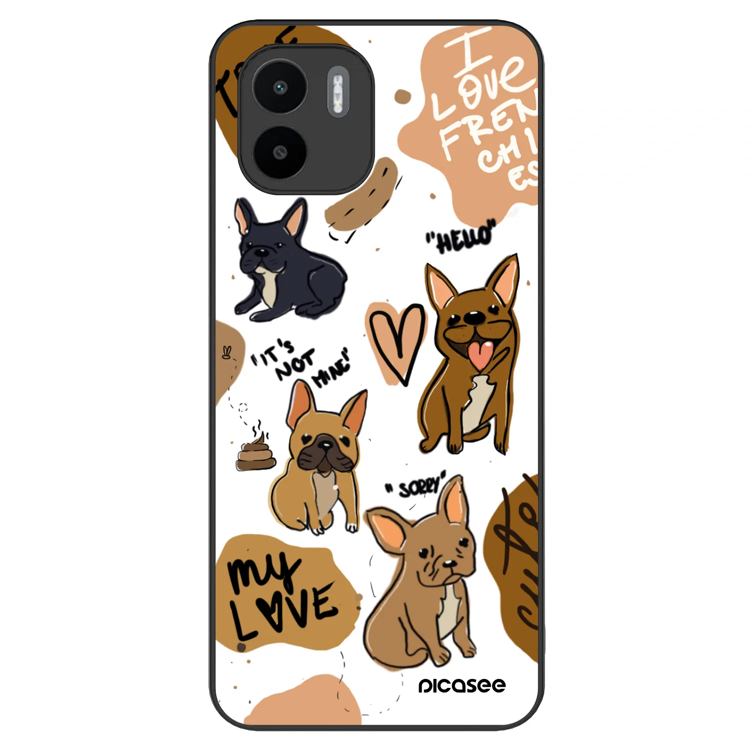 Picasee ULTIMATE CASE za Xiaomi Redmi A1 - Frenchies
