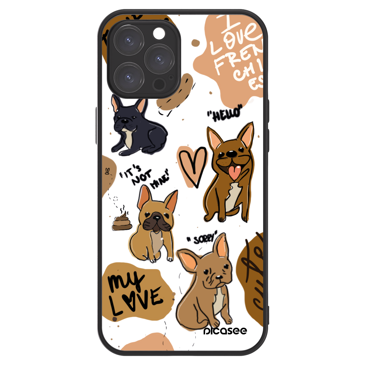 Picasee ULTIMATE CASE MagSafe za Apple iPhone 12 Pro Max - Frenchies