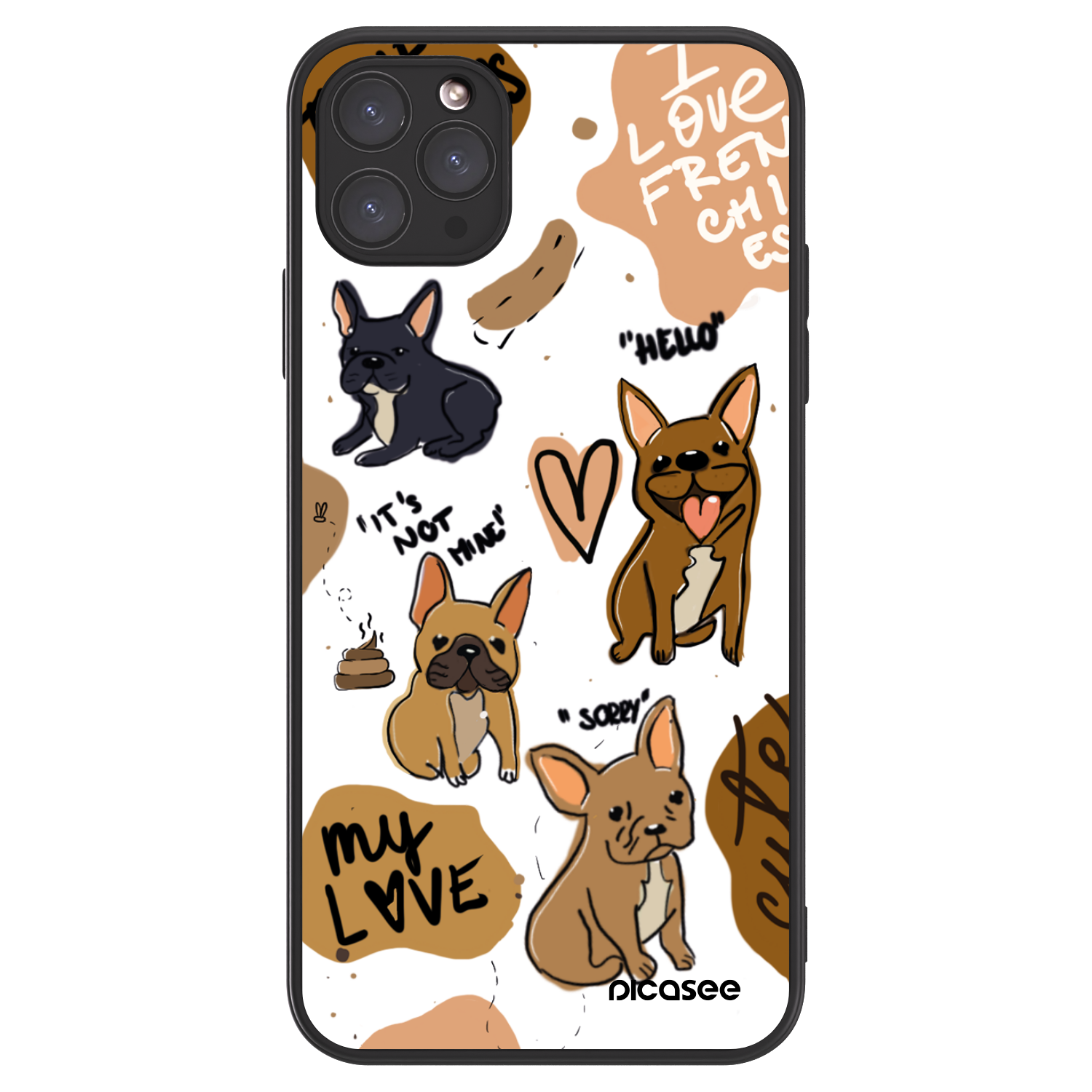 Picasee ULTIMATE CASE MagSafe za Apple iPhone 11 Pro Max - Frenchies