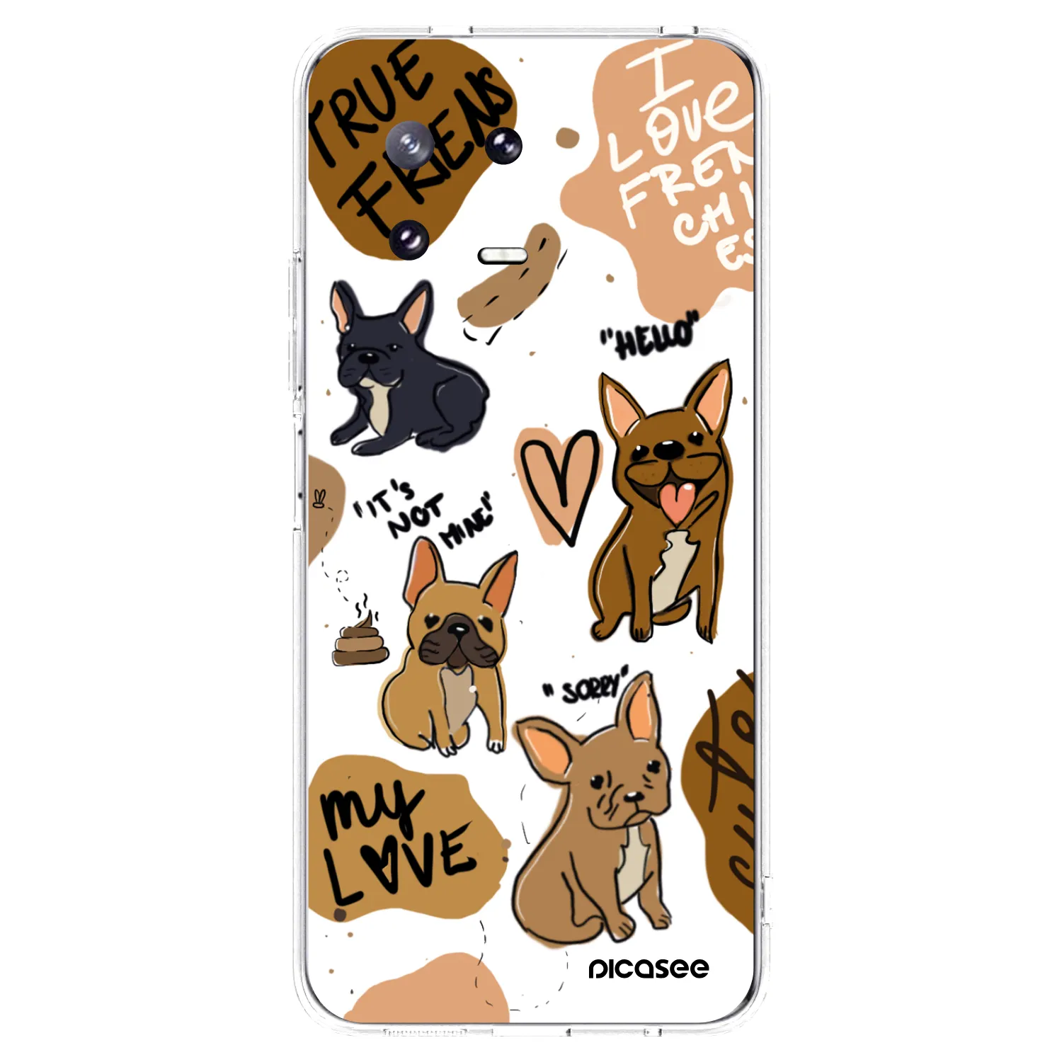 Picasee silikonski prozorni ovitek za Xiaomi 13 Pro - Frenchies